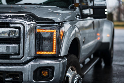 11-16 Ford Super Duty Amber DRL Heads and Red Tails