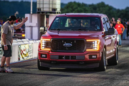 18-20 Ford F-150 Amber DRL Heads and Smoked Tails