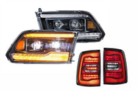 2015 Dodge Ram Amber DRL Heads and Red Tails