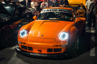 Porsche 993 Modern White Heads and Red Tails