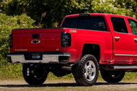 14-15 Silverado 1500 Heads Unfinished Bezel and Smoked Tails OE LED Tails