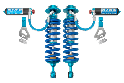 King Shocks 2022+ Toyota Tundra  Front 2.5 Dia w/ Remote Reservoir Coilover & Adjuster (Pair)