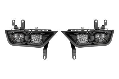 21-23 F-150 OE Halogen 4Banger Fog Light Kit: HXB White