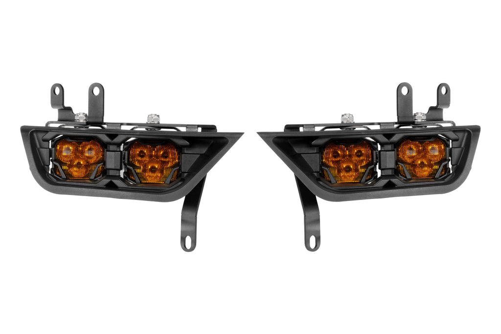 21-23 F-150 OE LED 4Banger Fog Light Kit: NCS Yellow