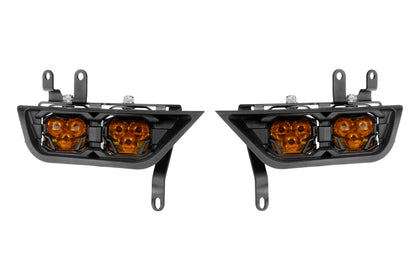 21-23 F-150 OE LED 4Banger Fog Light Kit: NCS Yellow