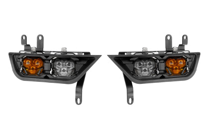 21-23 F-150 OE Halogen 4Banger Fog Light Kit: NCS Dual Color