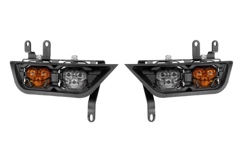 21-23 F-150 OE Halogen 4Banger Fog Light Kit: HXB Dual Color