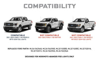 21-23 F-150 OE Halogen 4Banger Fog Light Kit: NCS Dual Color