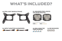 19-21 Silverado 1500 / 20-23 Silverado HD 4Banger Fog Light Kit: NCS White