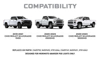 19-21 Silverado 1500 / 20-23 Silverado HD 4Banger Fog Light Kit: NCS White