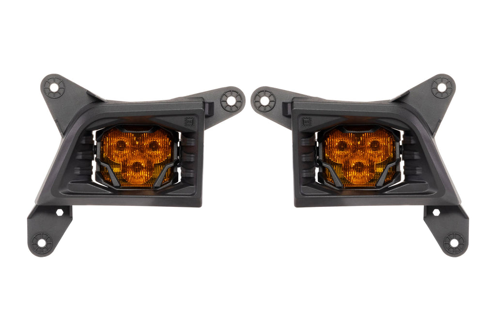 19-21 Silverado 1500 / 20-23 Silverado HD 4Banger Fog Light Kit: NCS Yellow