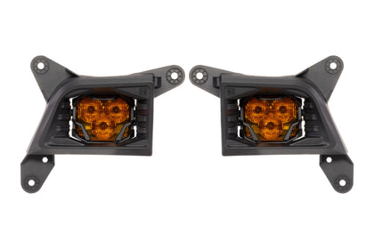 19-21 Silverado 1500 / 20-23 Silverado HD 4Banger Fog Light Kit: NCS Yellow