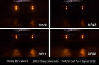 2014-2018 Chevrolet Silverado 2500 HD Turn Signal Light Bulb LED Amber (four)