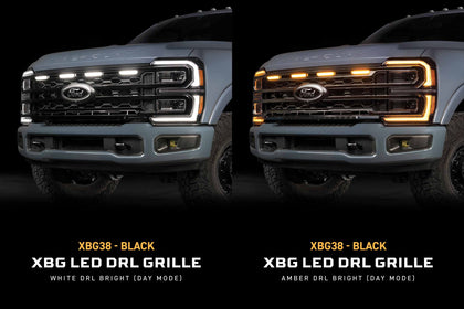 XBG LED Grille: 2023+ Super Duty (Black / Each)