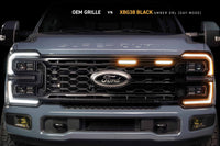 XBG LED Grille: 2023+ Super Duty (Black / Each)