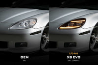 XB Evo Headlights: 05-13 Corvette C6 (Set)