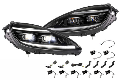 XB Evo Hybrid Headlights: 05-13 Corvette C6 (Set)
