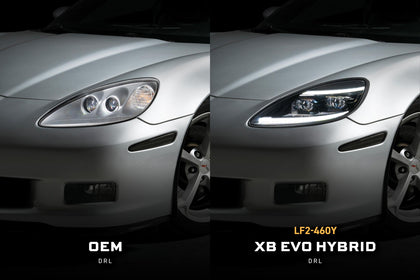 XB Evo Hybrid Headlights: 05-13 Corvette C6 (Set)