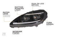 XB Evo Hybrid Headlights: 05-13 Corvette C6 (Set)