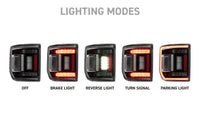 XB LED Tail Lights: 2020+ Gladiator JT (Smoked Lens / Set)