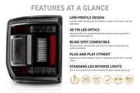 XB LED Tail Lights: 2020+ Gladiator JT (Smoked Lens / Set)