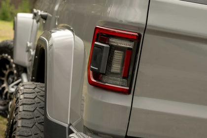 XB LED Tail Lights: 2020+ Gladiator JT (Red Lens / Set)