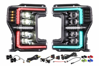 XRGB Evo Headlights: 17-19 Super Duty (Set)