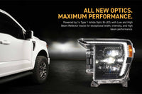 XB Evo Hybrid Headlights: 21-23 Ford F-150 / Raptor (Set) - 2021-2023 Ford Raptor