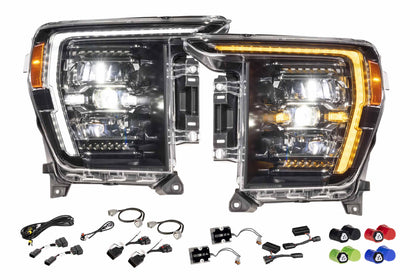 XB Evo Headlights: 21-23 Ford F-150 / Raptor (Set) - 2021-2023 Ford Raptor