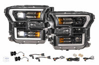 XB Evo Hybrid Headlights: 15-17 Ford F-150 / 17-20 Raptor (Set)