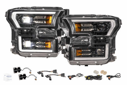 XB Evo Hybrid Headlights: 15-17 Ford F-150 / 17-20 Raptor (Set)