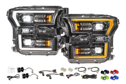 XB Evo Headlights: 15-17 Ford F-150 / 17-20 Raptor (Set)