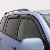 AVS 00-04 Nissan Frontier Crew Cab Ventvisor Outside Mount Window Deflectors 4pc - Smoke