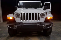 2020-2025 Jeep Gladiator Turn Signal Light Bulb JL Wrangler Front Turn Stage 1 (7443 HP48 White & Amber)