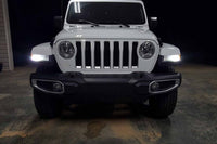 2018-2025 Jeep Wrangler Turn Signal Light Bulb JL Wrangler Front Turn Stage 2 (7443 XPR White & 7443 XP80 Amber)