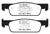 EBC 2016-2017 Smart Fortwo 0.9L Turbo Greenstuff Front Brake Pads