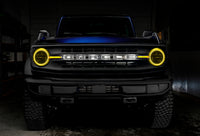 Oracle 21-22 Ford Bronco Headlight Halo Kit w/DRL Bar - Base Headlights -w/RF Cntrl SEE WARRANTY