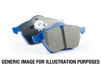 EBC 12-16 Porsche Boxster 2.7L (Cast Iron Rotors Only) Bluestuff Front Brake Pads