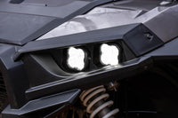 2018-2019 Polaris RZR XP 4 Turbo EPS DYNAMIX Edition Off-Road Light LED Headlight Mounting Bracket Kit