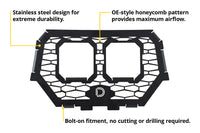 2018-2018 Polaris RZR XP 1000 EPS Ride Command Edition Off-Road Light LED Grille Kit
