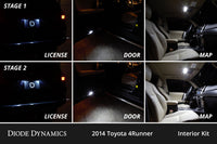 Interior LED Kit For 2010-2024 Toyota 4Runner Cool White Stage 2