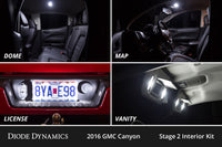 Interior LED Kit For 2015-2022 Gmc Canyon Cool White Stage 2