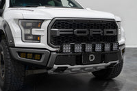 2017-2020 Ford F-150 Light Bar Mounting Kit SS5 Grille CrossLink Lightbar Kit Raptor Sport White Combo