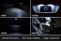 Interior LED Kit For 2015-2019 Subaru Outback Cool White Stage 2