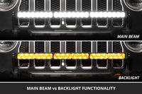 2018-2026 Jeep Wrangler Auxiliary Light LED Kit Pro Yellow Combo