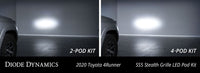 2014-2024 Toyota 4Runner Off-Road Light LED 2-Pod Kit Sport Yellow Driving