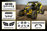2018-2021 Can-Am Maverick X3 X rc Turbo Light Bar Mounting Kit SS10 Grille Sport Yellow Combo
