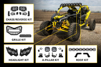 2018-2020 Can-Am Maverick X3 Max Turbo Light Bar Mounting Kit Shock Mount Kit SS10 Max White Combo