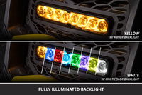 2017-2019 Can-Am Maverick X3 Turbo R Light Bar Mounting Kit SS10 Grille Pro Yellow Driving