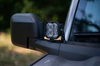 2021-2025 Ford Bronco Off-Road Light LED Ditch Light Kit Sport White Combo
